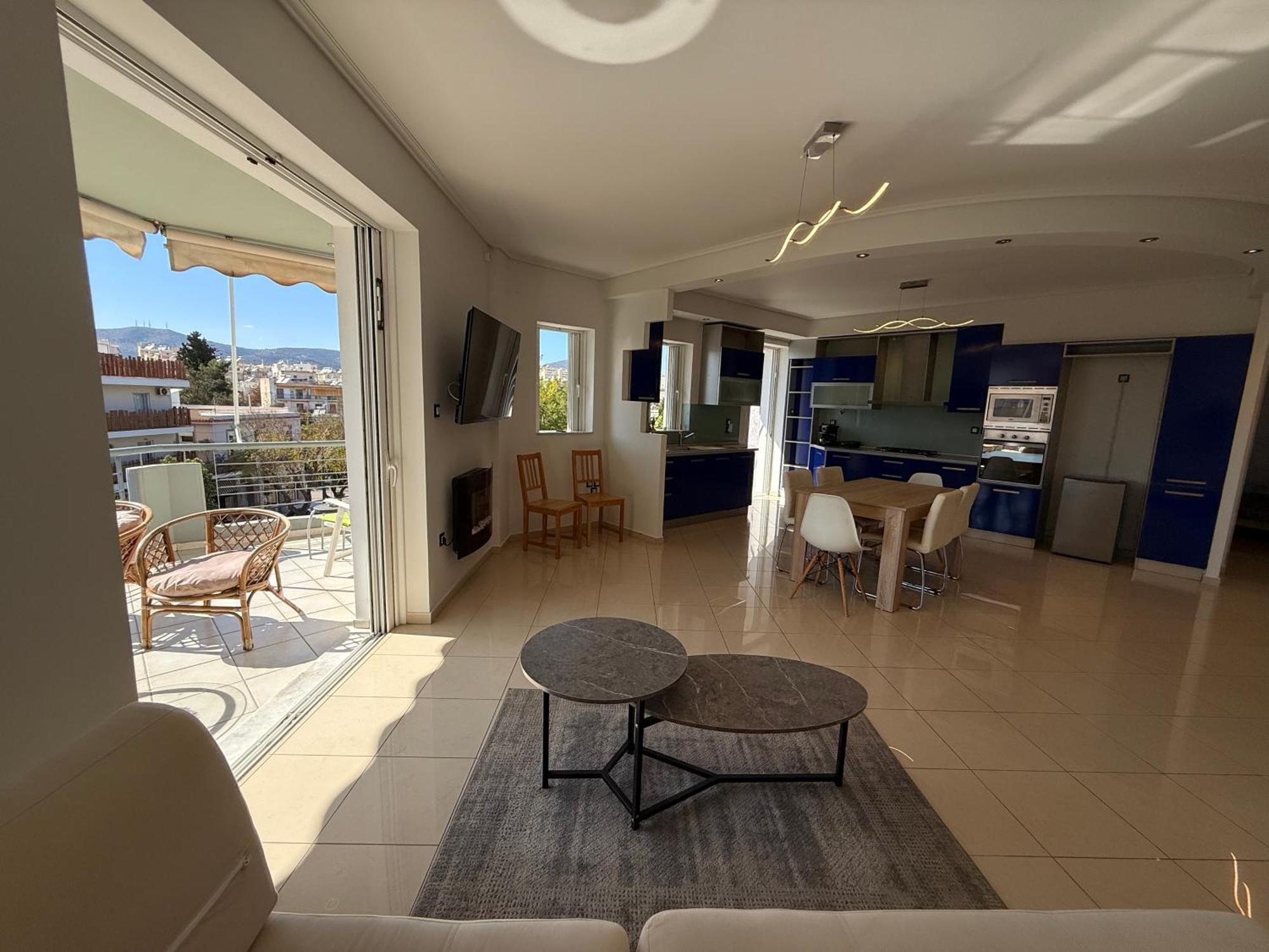 Sunny Home Private Jacuzzi Hydromassage Acropolis & Lycabettus Far View Parking 300M Metro Peristeri Athènes Extérieur photo